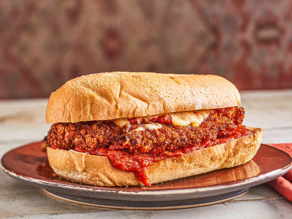 Chicken Parmesan Hero.