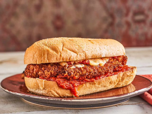 Chicken Parmesan Hero.