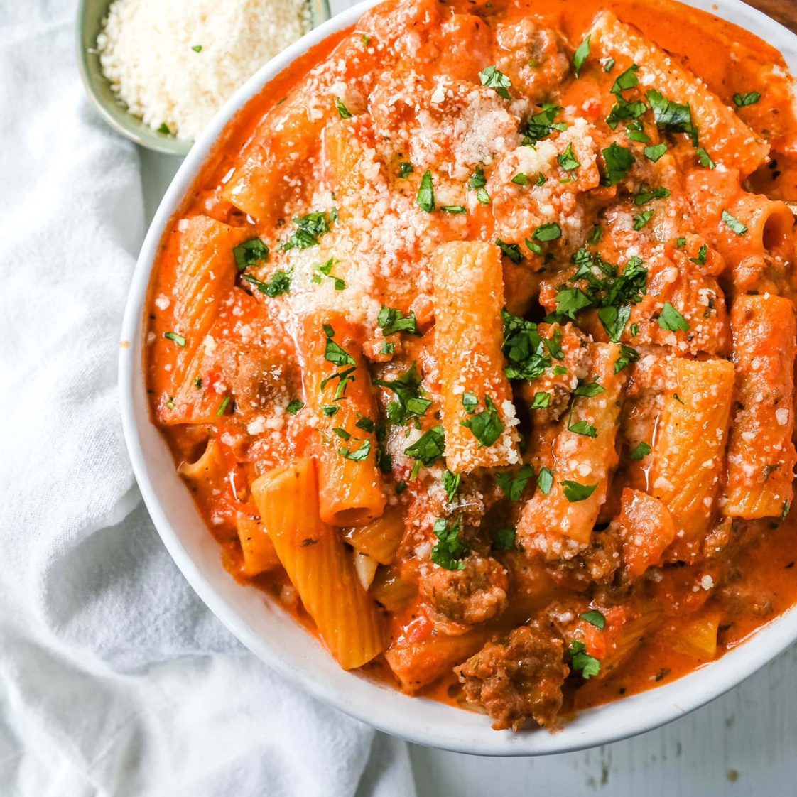 Rigatoni Ragusa Pasta.