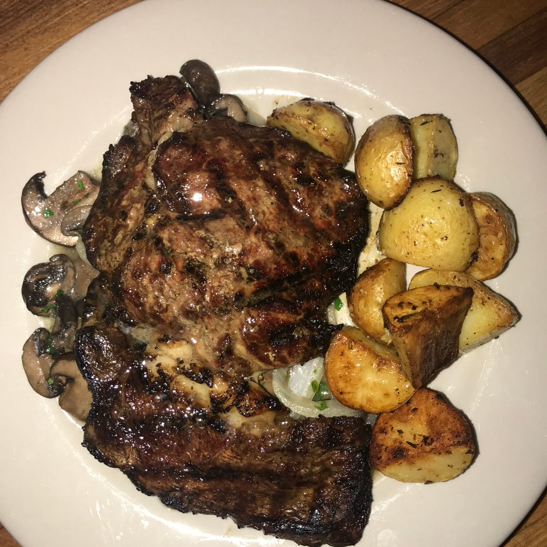 NY Strip Steak.
