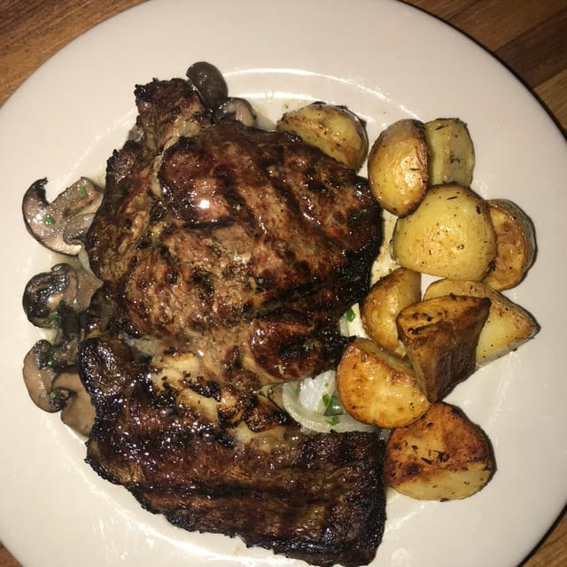 NY Strip Steak.