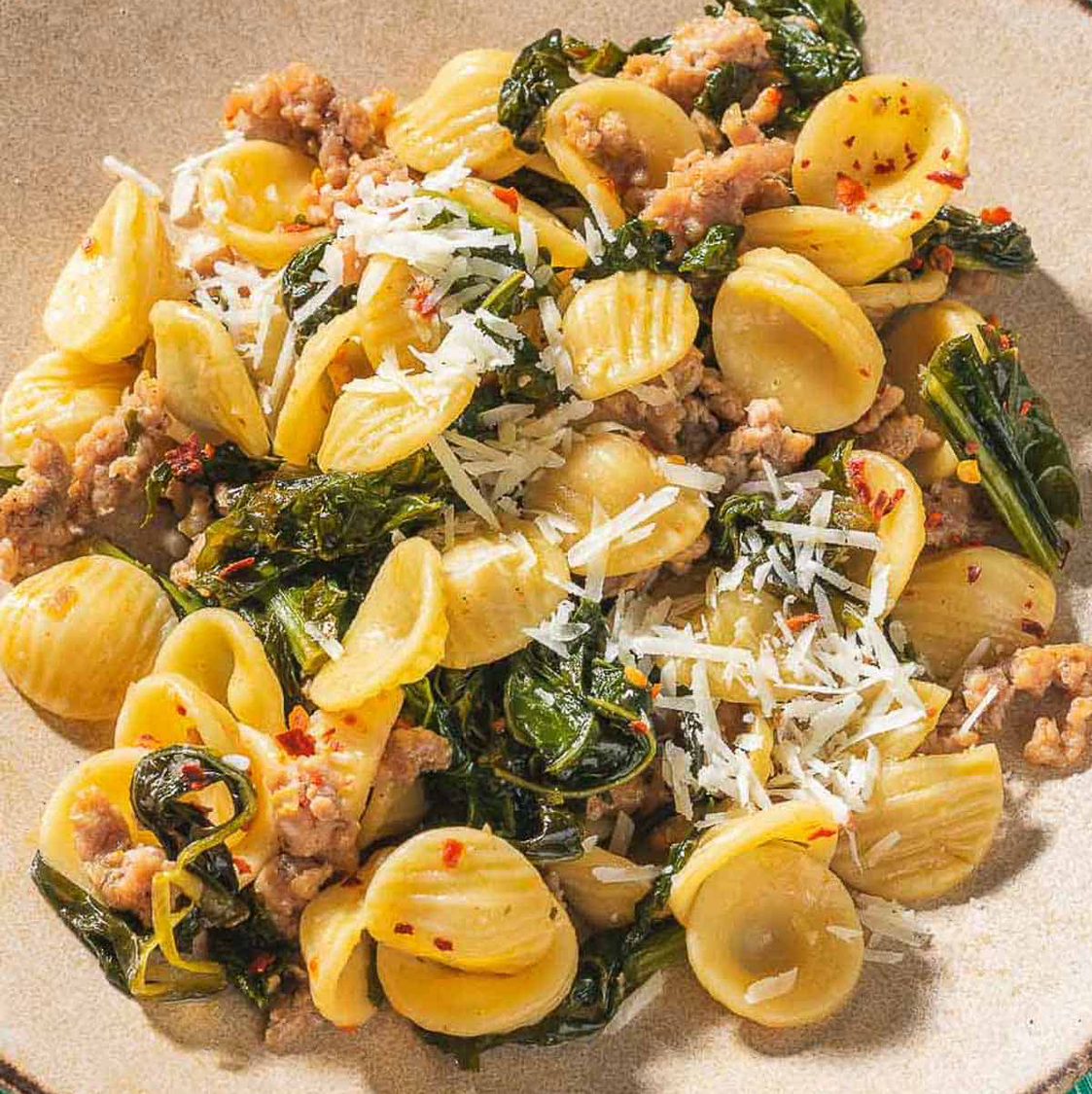 L - Orecchiette Pasta.
