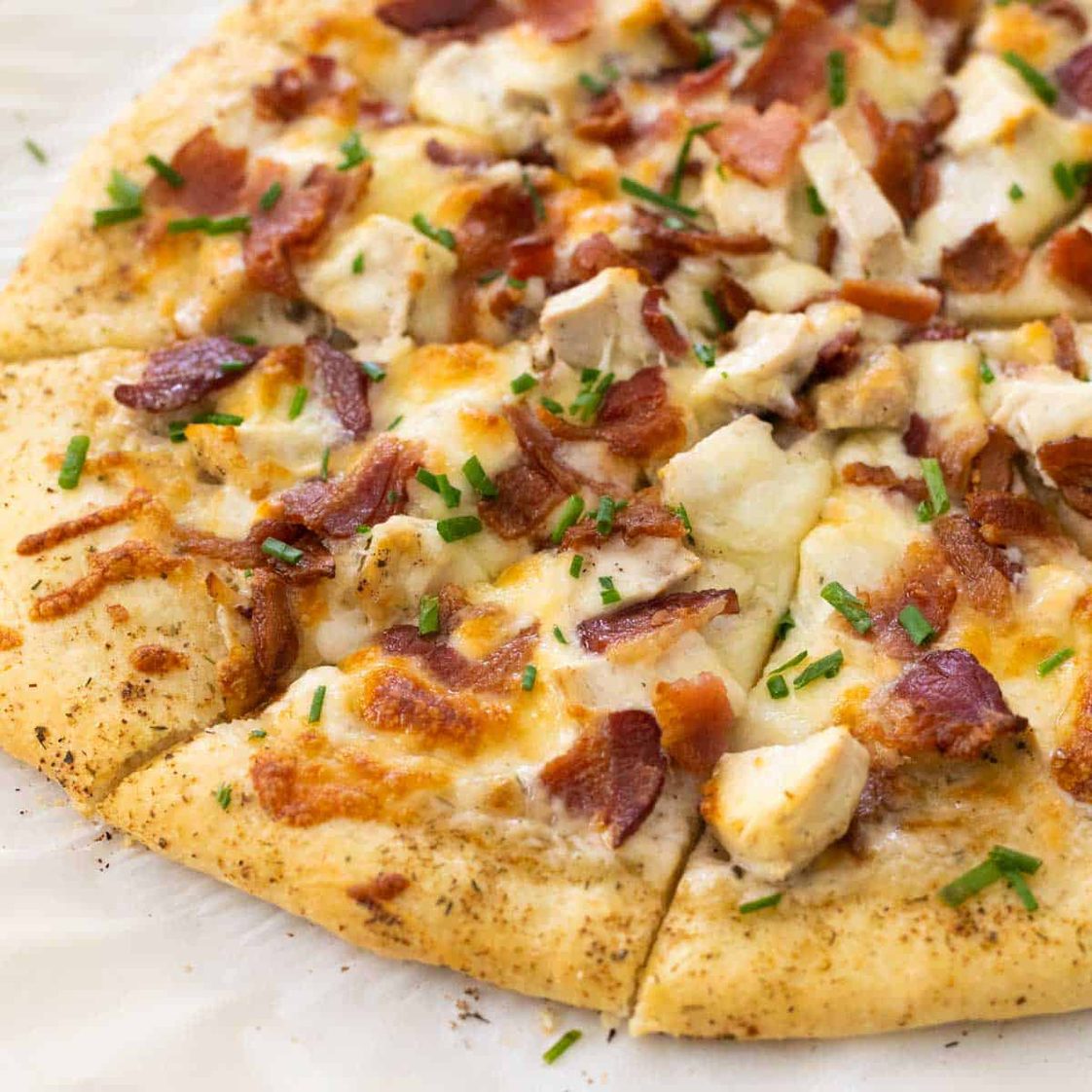 Bacon Chicken Ranch Pie.