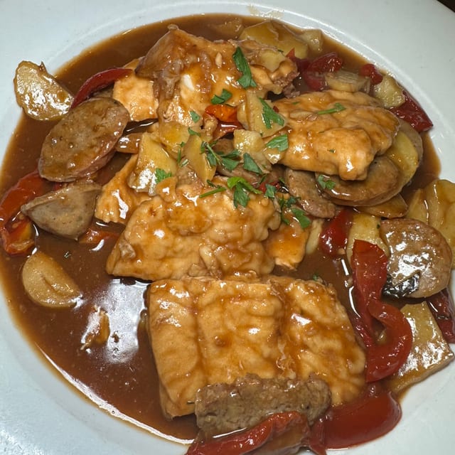 Chicken Scarpariello.