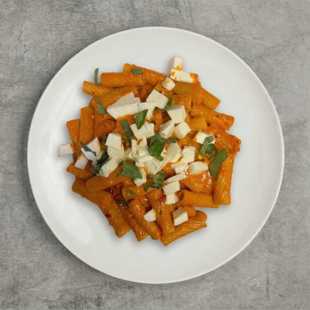 L - Spicy Rigatoni Ala Vodka Pasta.